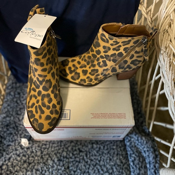New with tags waterproof leather animal print boots. Sold at Macy’s. - Picture 11 of 12